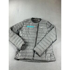 Nike Golf Jacket Womens S Gray Insulated Puffer New Mexico Embroidered Full Zip